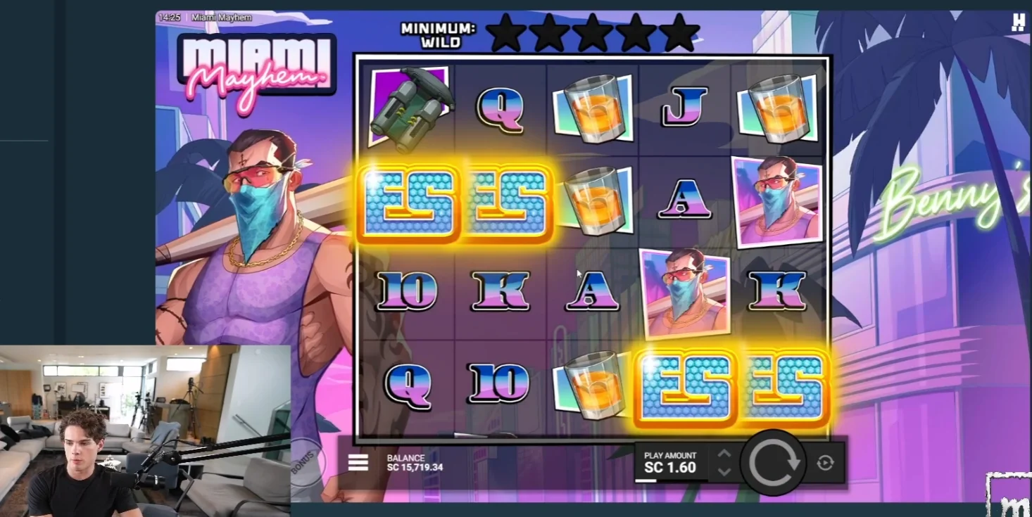 Clavicular casino stream screenshot